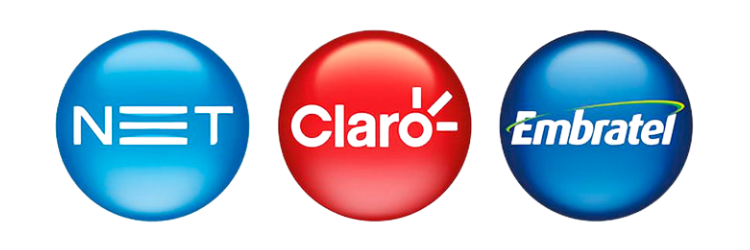 NET, Claro e Embratel